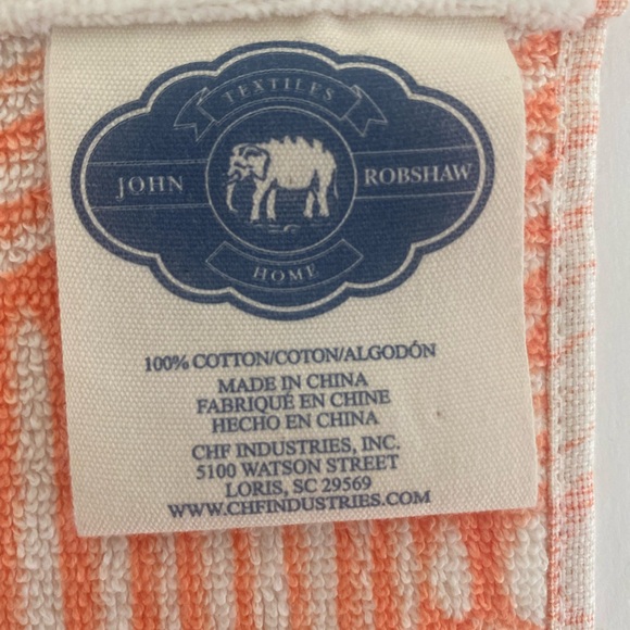 Beach Towel Oversized John Robshaw RAMAN IVORY 40"x70" NWT Extra Soft Animals - Picture 6 of 9